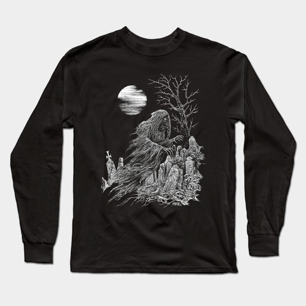 Gas Mask Wraith Long Sleeve T-Shirt by sawblade666